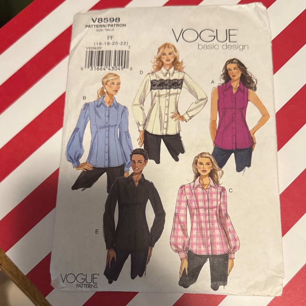 Vogue Women's Button Down Shirts in Black, White, Pink, and Blue